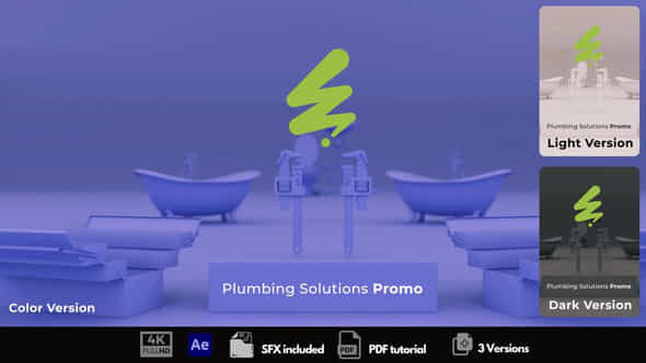 Plumbing Solutions Promo - VideoHive 54039592