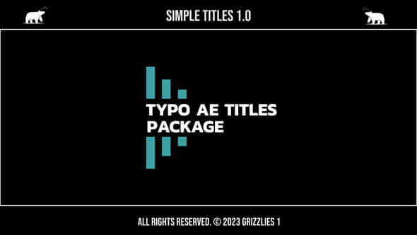 Simple Titles 1 - VideoHive 44951038