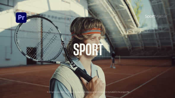 Sports Typography Opener Mogrt For Premier Pro - VideoHive 52127076
