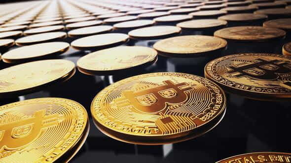 Bitcoin logo reveal - VideoHive 29668725