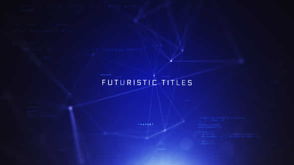 Futuristic Titles Mogrt - VideoHive 37094585