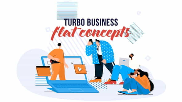 Turbo Business - Flat Concept - VideoHive 28784897