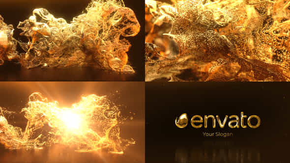 Gold Dust Explosion - VideoHive 39955598