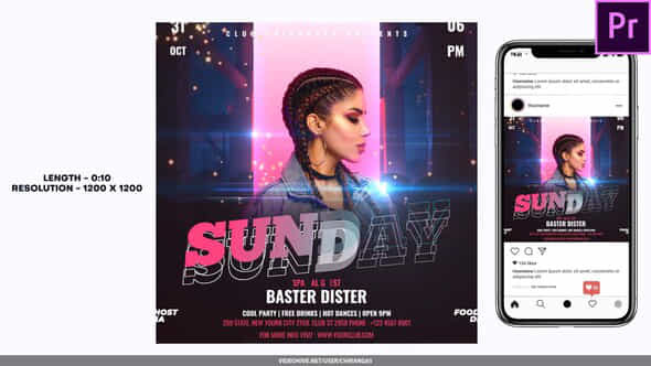 Night Club Flyer V11 For Premiere Pro - VideoHive 49323416