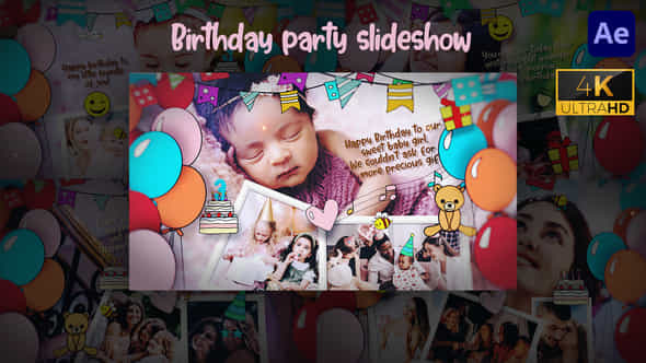 Birthday Party Slideshow - VideoHive 47415475