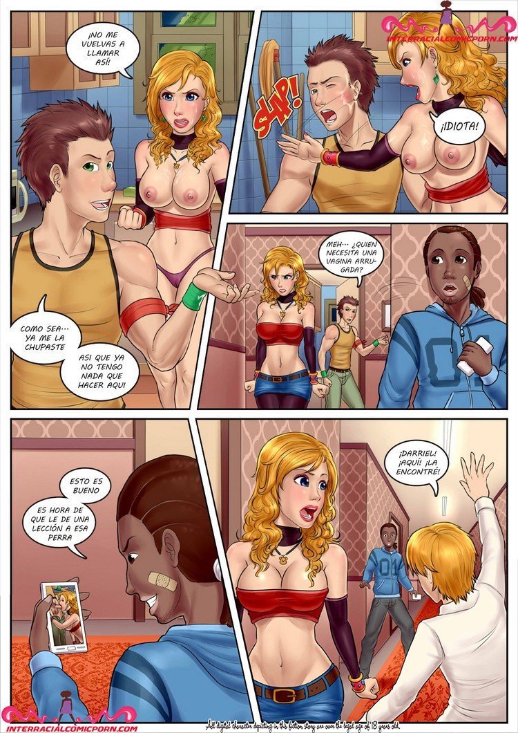[Interracial-comics] Blackmail 1-3 [Spanish]