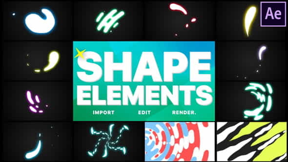 Shape Elements Pack | After - VideoHive 28468009