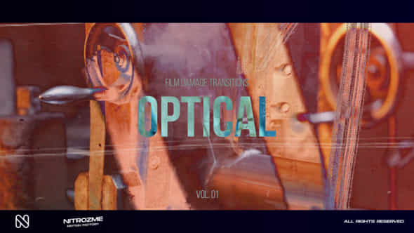 Film Damage Optic Transitions Vol 01 - VideoHive 50469535