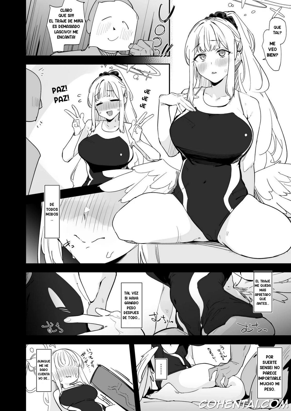 Mika to H suru Hon (Blue Archive) xxx comics manga porno doujin hentai español sexo 