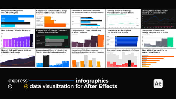 Express Infographics Data Visualization For After Effects - VideoHive 48998232