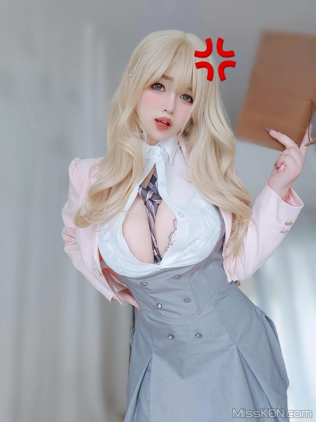 Coser@女主K: 催眠傲娇的前辈 (78 photos)(12)