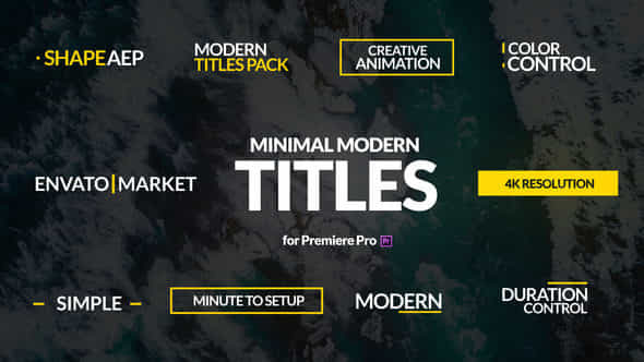 Minimal Modern Titles - VideoHive 22347364