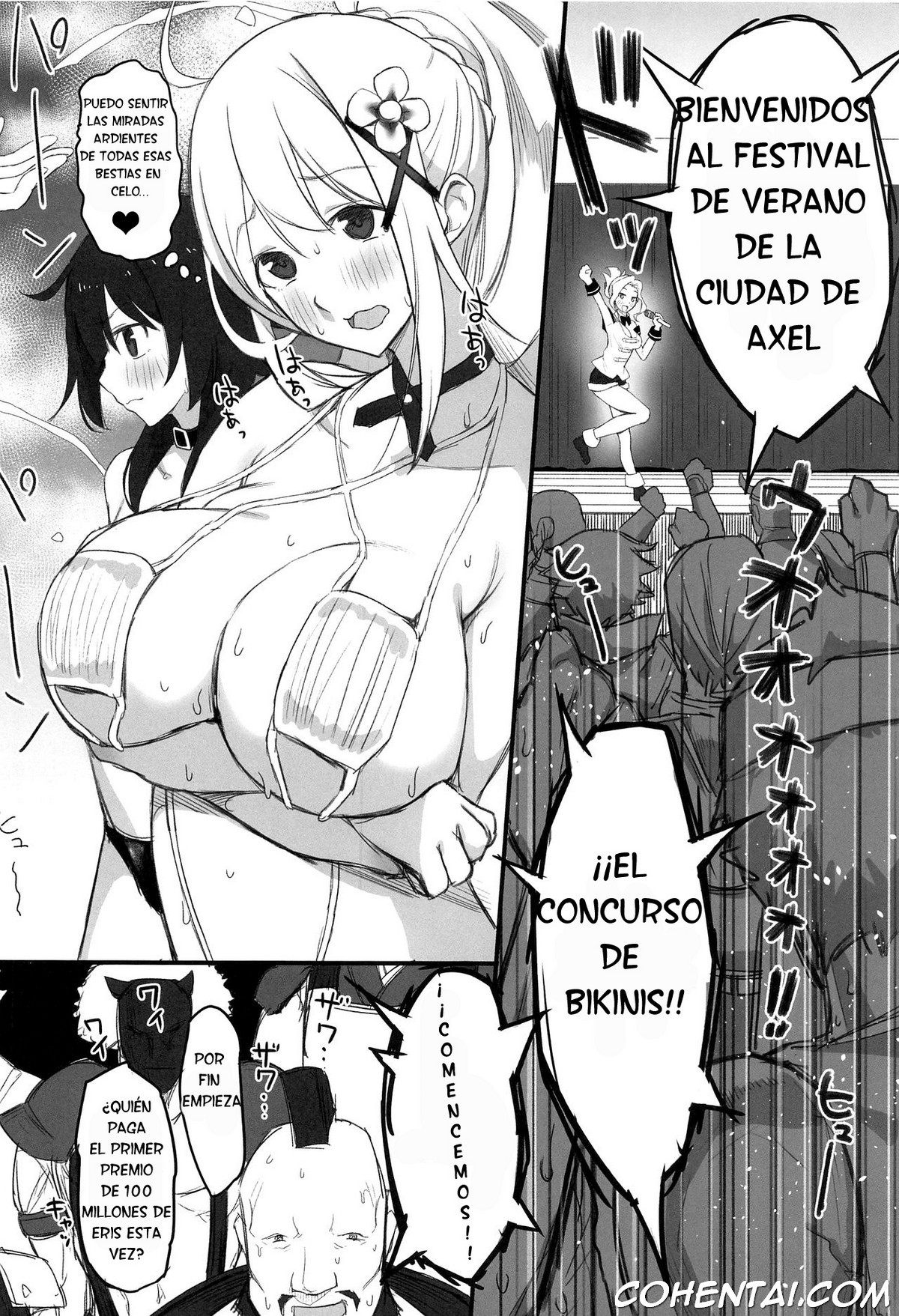 Kono Fusei Touhyou ni Danzai o! (Kono Subarashii Sekai ni Syukufuku o!) xxx comics manga porno doujin hentai español sexo 