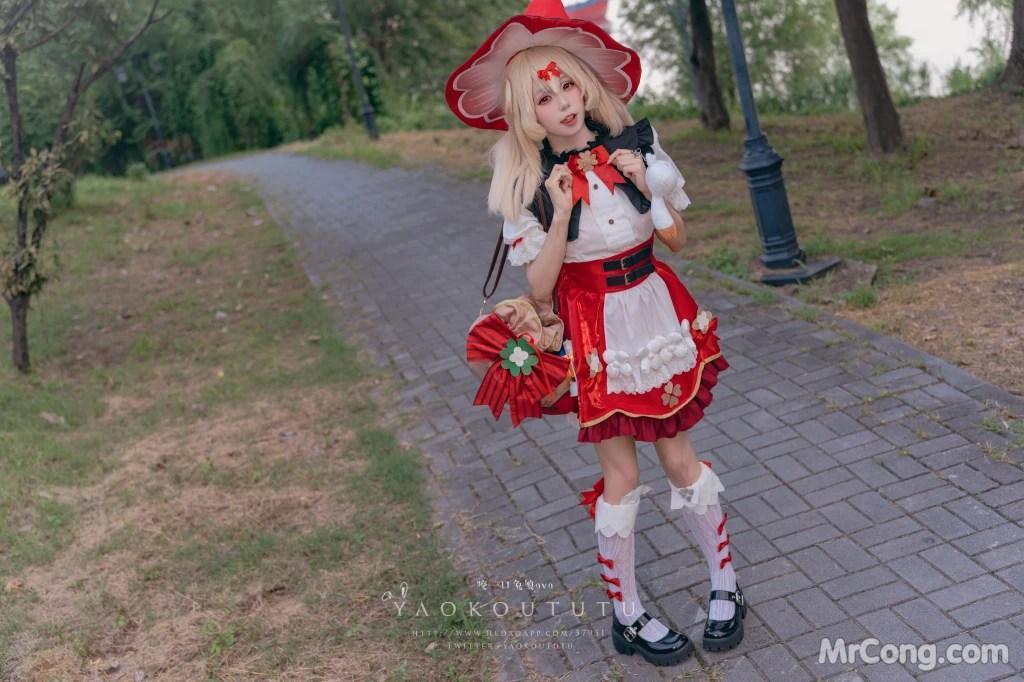 Coser@黏黏团子兔: 琪花星烛·可莉 可莉炸鱼舞 (66 photos )(64)