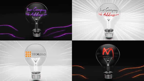 Light Bulb Logo - VideoHive 46557131