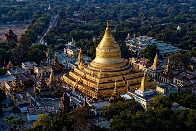 Shwezigon pagoda, Temple, Myanmar/ Image by Yves Alarie from Pixabay