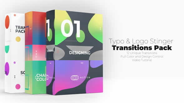 TypoLogo Stinger Transitions - VideoHive 30363570