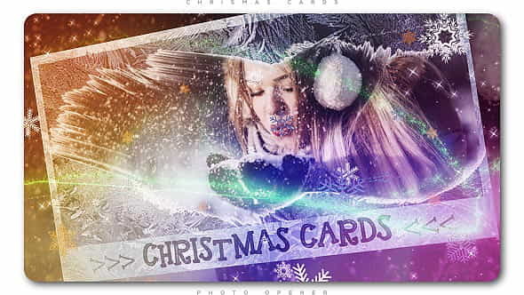 Christmas Cards Photo Opener - VideoHive 20908489