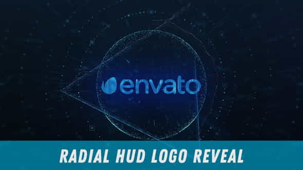 Radial HUD Logo Reveal - VideoHive 30493282