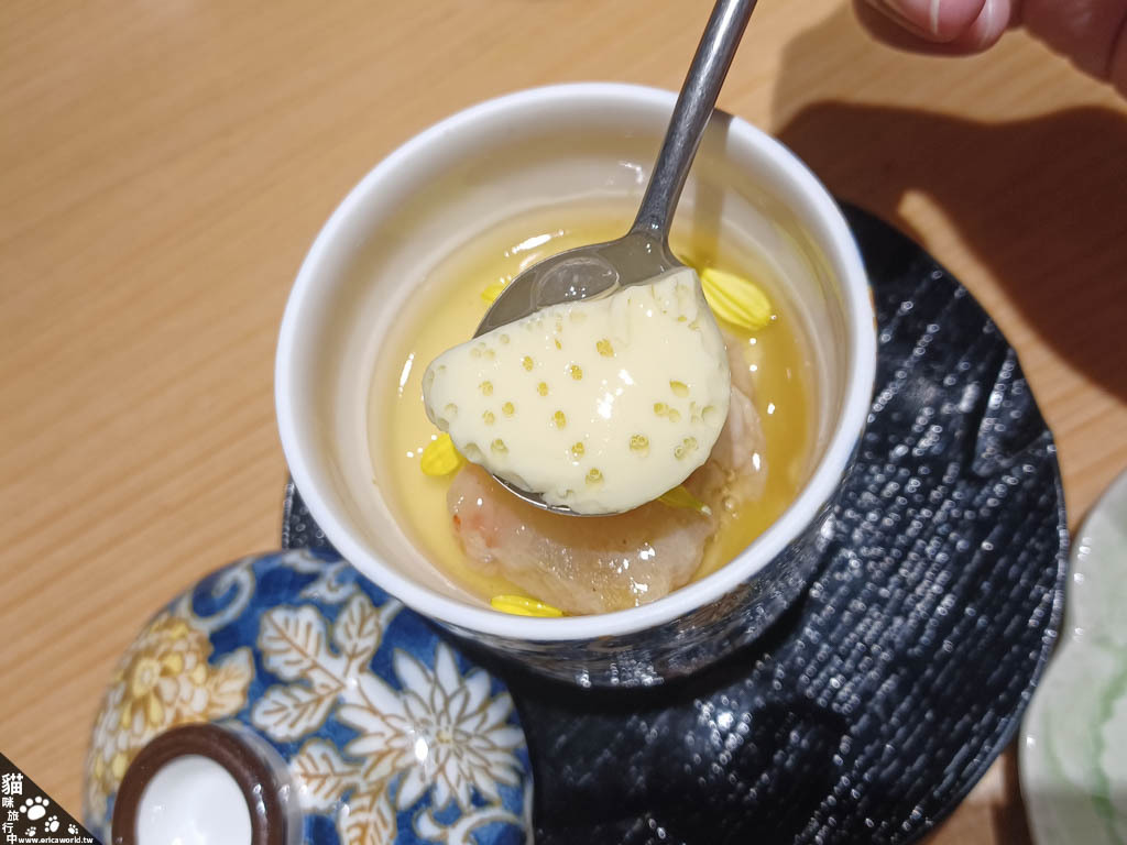 鮮蝦腐皮蒸蛋
