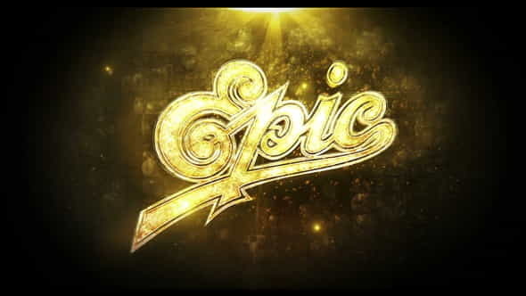 Gold Epic Logo | Special Events - VideoHive 20363954