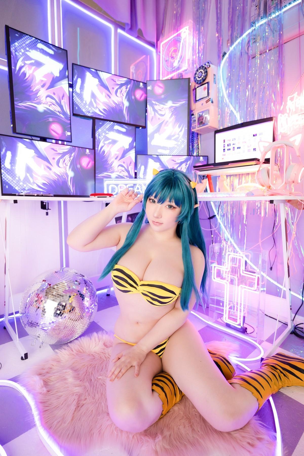 Cosplay SAKUサク Lum ラム うる星やつら Set.02(43)