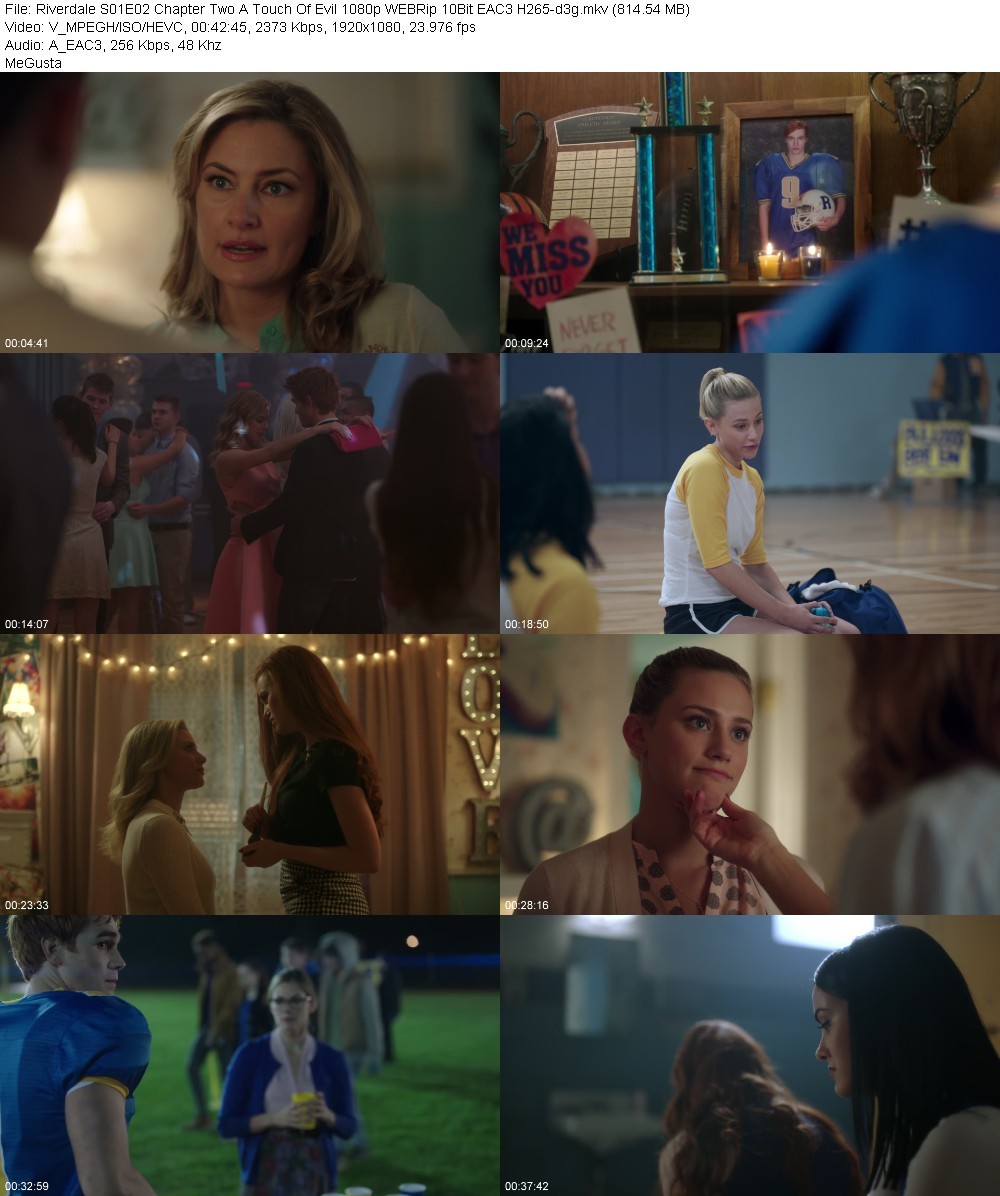 Riverdale S01E02 Chapter Two A Touch Of Evil 1080p WEBRip 10Bit EAC3 H265-d3g