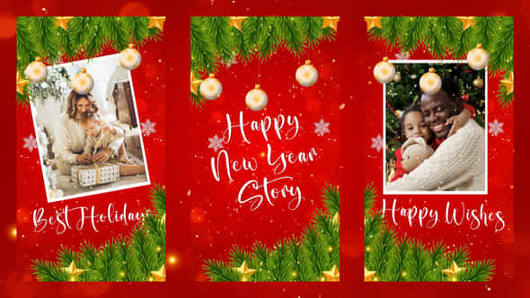 Merry Christmas And Happy New Year Instagram Mogrt - VideoHive 55625109