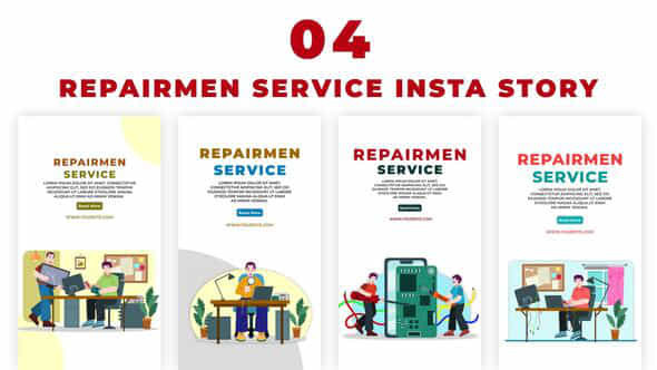 Repairing Service Instagram - VideoHive 39028488