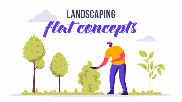 Landscaping - Flat - VideoHive 33619927