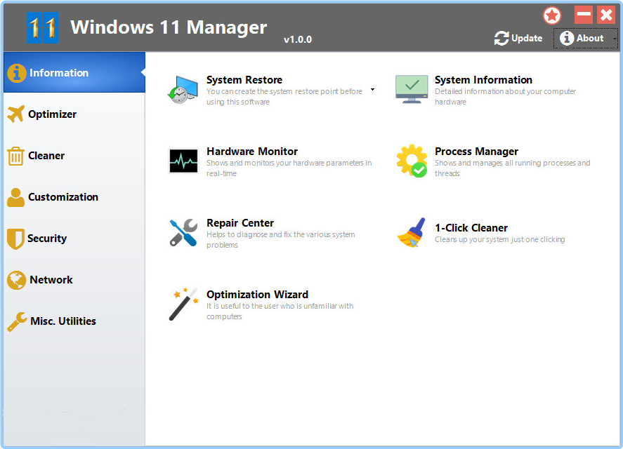 Yamicsoft Windows 11 Manager 1.4.4 X64 Multilingual FC Portable 0W6UbrQw_o