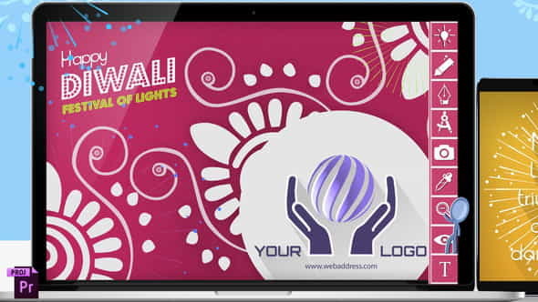 Diwali Festive Digital Card - VideoHive 34145233