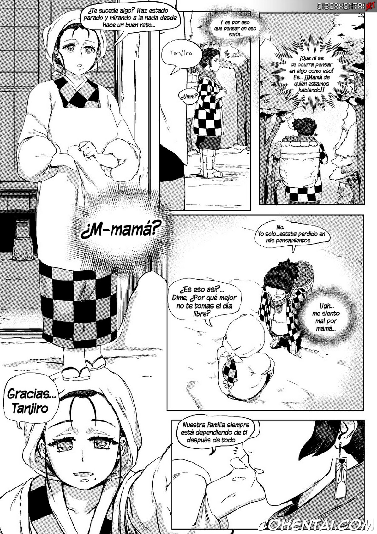 Haha to Watashi (jou) (Kimetsu no Yaiba) xxx comics manga porno doujin hentai español sexo 