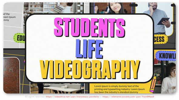 Students Life Videography - VideoHive 50559563