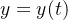 y = y(t)