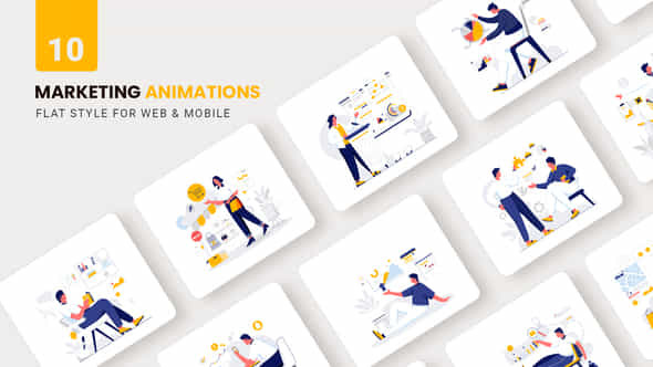 Digital Marketing Animations - VideoHive 40841520