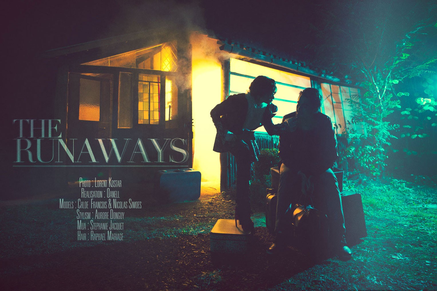 Chloe Francois & Nicolas Simoes by Lorent K & Oanell - The Runaways for Bambi Magazine Chloe Francois & Nicolas Simoes by Lorent K & Oanell - The Runaways for Bambi Magazine