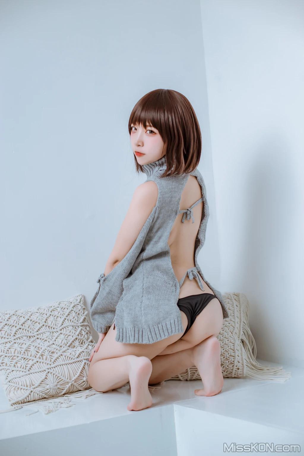 Coser@二佐Nisa: 私房洞洞毛衣 (66 photos )(16)