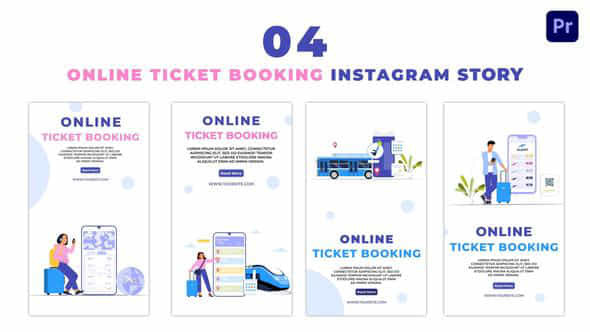 Online Ticket Booking - VideoHive 47460454