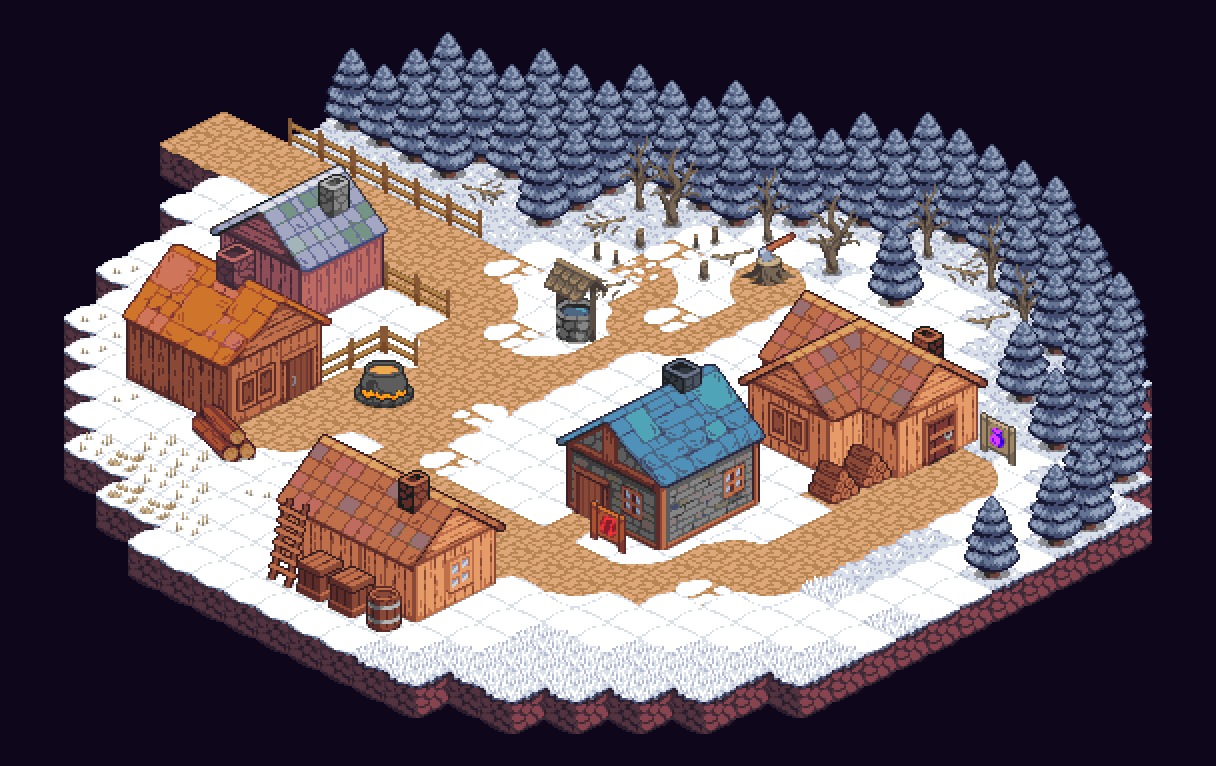 maxchill has cooked up another isometric location piece, and these will be visible in the game starting from the next update!