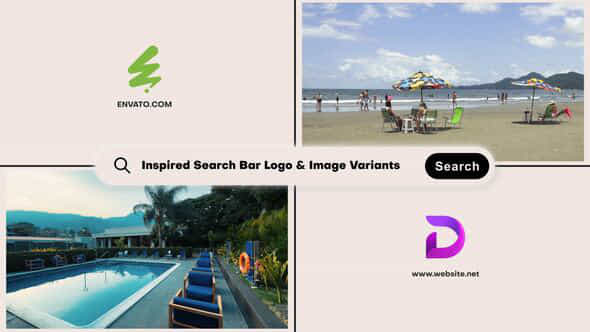 Search Bar Logo Image 4K - VideoHive 59572917