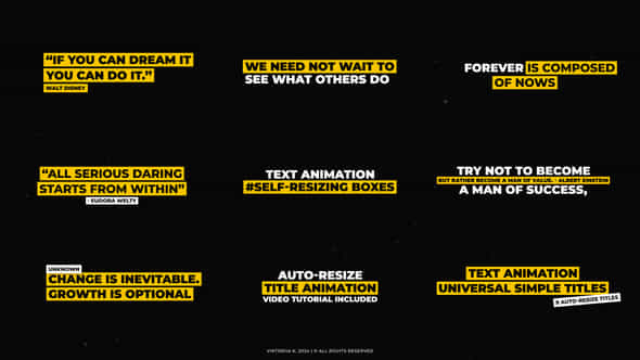 Text Animation After Effects - VideoHive 52633380