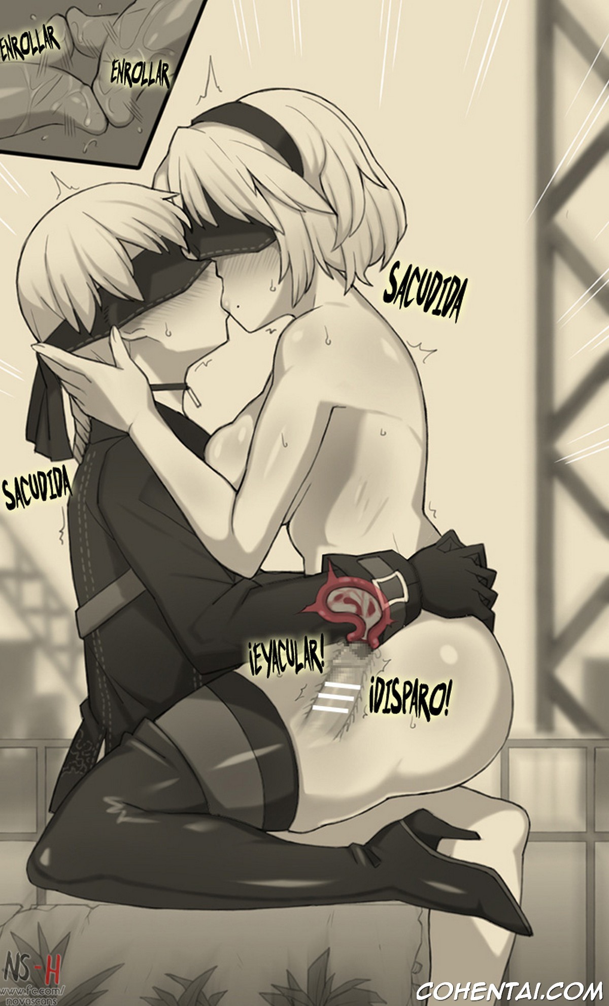 2B 9S (NieR:Automata) xxx comics manga porno doujin hentai español sexo 