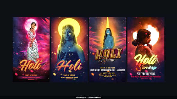 Holi Stories - VideoHive 56966845