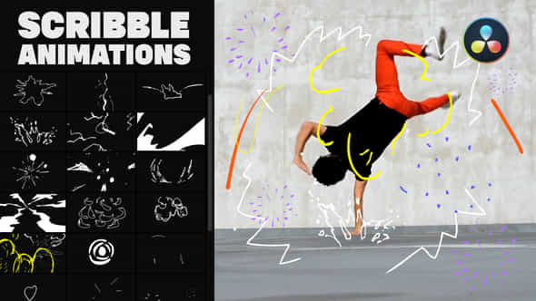 Abstract Scribble Animations - VideoHive 38163820