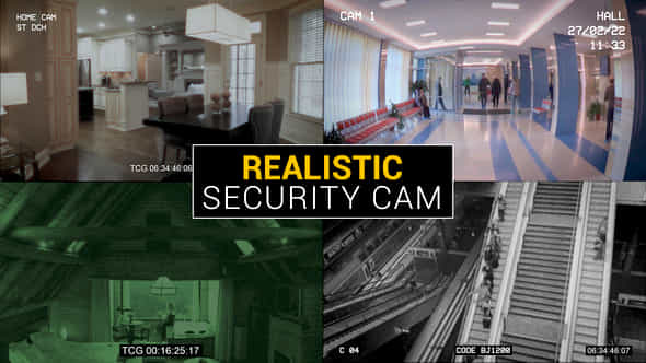 Realistic Security Cam - VideoHive 45243486