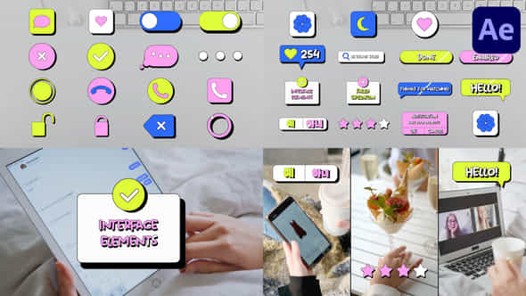 Interface Elements For After Effects - VideoHive 50481520