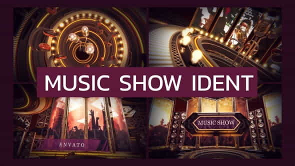 Music Show Ident | 3D, Object - VideoHive 28362397