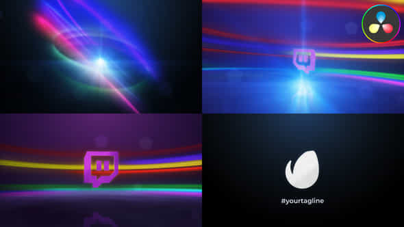 Colorful Circles Logo Reveal For Davinci Resolve - VideoHive 52355256