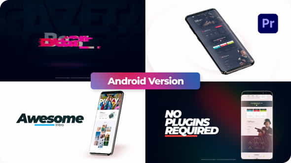 Android App Intro For Premiere - VideoHive 32387944